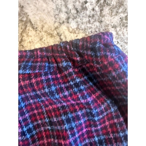 Talbots Plus Plaid Wool Blend A-Line Skirt Button Detail Size 20W - Picture 2 of 10